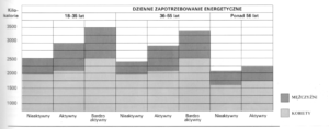 Dzienne zapotrzebowanie energetyczne organizmu